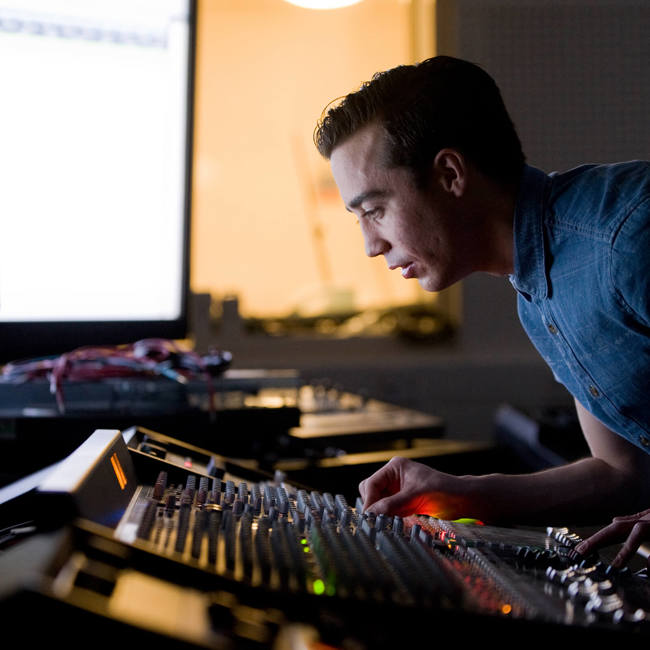 Undergraduate Commercial Sound Production Student | Why UWS | University of the West of Scotland