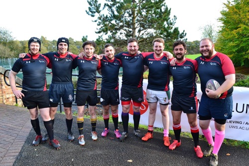 UWS Rugby Alumni team