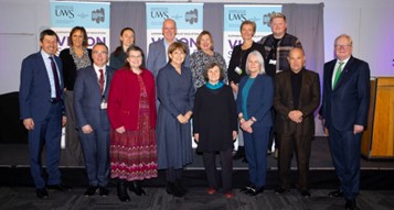 UWS Vision Schools Scotland academics with MSPs at Scottish parliament